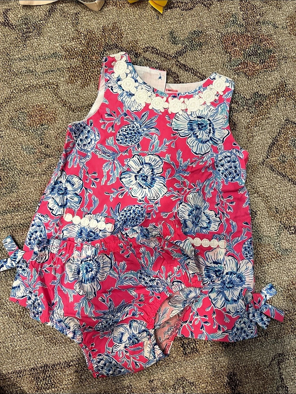Lilly Pulitzer Bloomer Set in Pink & Blue